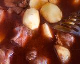 Gambar langkah 5 resipi Kari Ayam Mudah.