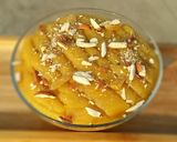A picture of step 6 of Besan Ka Halwa💛.