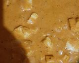 A picture of step 6 of Kadai paneer.