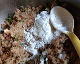 A picture of step 3 of Chana soya tikki.