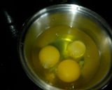 A picture of step 2 of Japeness egg rolls.
