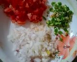 A picture of step 6 of Achari chana chaat.