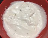 A picture of step 1 of Mayo chilli toast.