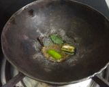 A picture of step 3 of Gujarati kadhi.