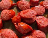 A picture of step 4 of Fried Cabbage and Kielbasa 🥬.