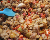 Foto del paso 8 de la receta: Migas con jamón, chorizo y peras