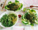 Hình bước làm 8 của món Mì trà xanh cho trưa chủ nhật xanh