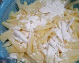 A picture of step 3 of KFC STYLE CRUNCHY FRENCH FRIES😋.