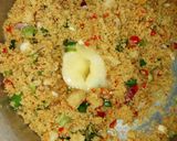 A picture of step 4 of Mini Cous-cous balls.