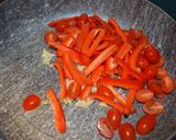 Une image de l'étape 4 de Nouilles asiatiques sautées aux crevettes.