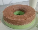 Foto langkah ke 8 dari resep Bolu Kukus Pandan Coklat.