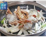 韓式泡菜炒螃蟹的食譜步驟4照片