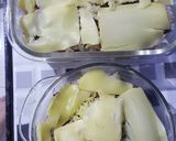 Foto langkah ke 3 dari resep Nasi sapi panggang mozzarella.