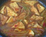 Foto langkah ke 7 dari resep Labu siam dan tahu kuah kuning (no santan).