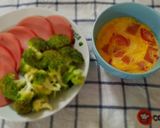 รูปขั้นตอนการทำที่ 4 ของ Scrambled Eggs ไข่กวนผักลวก สูตรไมโครเวฟ