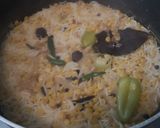 A picture of step 7 of Chanay ki daal ka pulao(qabuli) Bengal gram Rice pilaf.