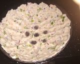 A picture of step 3 of Akki rotti.