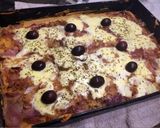 Foto del paso 11 de la receta: Fainá de pizzería fácil con muzzarella y cebollas caramelizadas