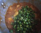 A picture of step 6 of Bhindi Aloo.