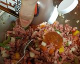 A picture of step 6 of My Sweet Chilli Peppered Meatballs & Lemon Garlic Dip.