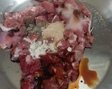 A picture of step 3 of Mutton Thukpa.