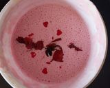 A picture of step 4 of Rose and Gulkand ice cream from sour cream.