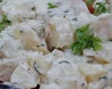A picture of step 4 of Honey mustard potato salad.