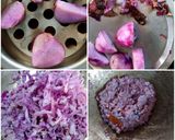 A picture of step 2 of Purple Yam Ladoo With Coconut Basundi Katori.