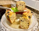 Foto del paso 12 de la receta: Pastel salado con queso y aceitunas