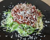 Φωτογραφία βήματος 6 της συνταγής Noodles κολοκυθιού με κιμά (zoodles)