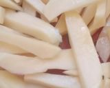 A picture of step 3 of Garlic fries.