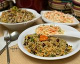 A picture of step 9 of Minced meat fried rice & easy coleslaw.