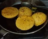 A picture of step 12 of Masala Oats Idly.