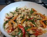 A picture of step 6 of Hairy Bikers All-In-One Spicy Pork and Rice.