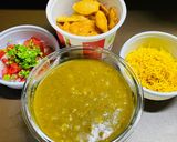 A picture of step 10 of Masala puri.