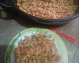 A picture of step 9 of Hara lehsan macaroni.