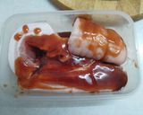 Hình bước làm 2 của món Bánh Mì Xá Xíu (sử dụng gói xá xíu)