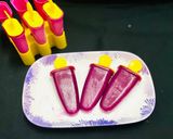 A picture of step 4 of Jamun popsicles.