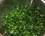 A picture of step 2 of Chive Dumplings.