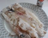 Foto del paso 6 de la receta Carpaccio de merluza y gambas rojas
