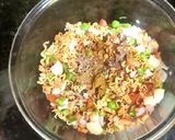A picture of step 5 of Veg Maggi Bhel.