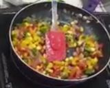 A picture of step 3 of Healthy Breakfast meal Mexican wrap with Indian twist.