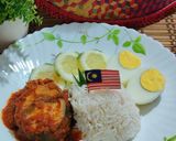 Gambar langkah 5 resipi Nasi lemak Ikan Tongkol Rebus.
