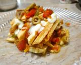A picture of step 7 of Fries cottage with cheese.