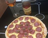 Foto del paso 1 de la receta Salami pizza 🍕