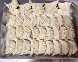 A picture of step 4 of Halal Japanese Gyoza for my friend.