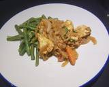 Foto del paso 7 de la receta Pechuga de pollo con papaya al wok