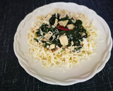 Foto del paso 12 de la receta: Pechuga de pollo con espinaca al limón sobre pasta- diet