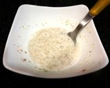 Foto del paso 5 de la receta Dados de atún congelado al ajillo con puré de alubia blanca