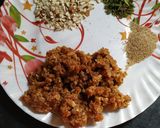 A picture of step 1 of Dry fruits Diya Bati.